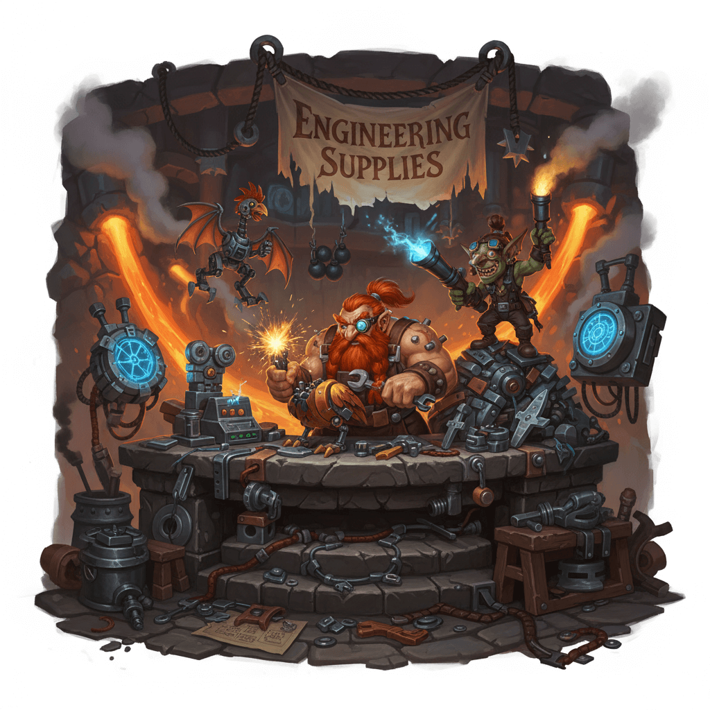 WoW Classic Recipes and Patterns for Engineering
