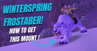 Rare Winterspring Frostsaber mount for Alliance in WoW Classic