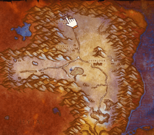 classic world of warcraft winterspring map