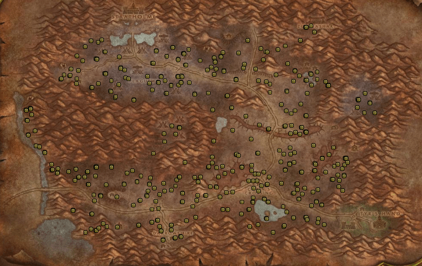 Eastern Plaguelands Plaguebloom Farming Routes