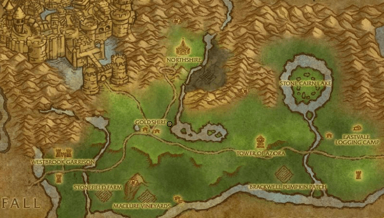 WoW Classic Elwyn Forest Skining Trainer Location