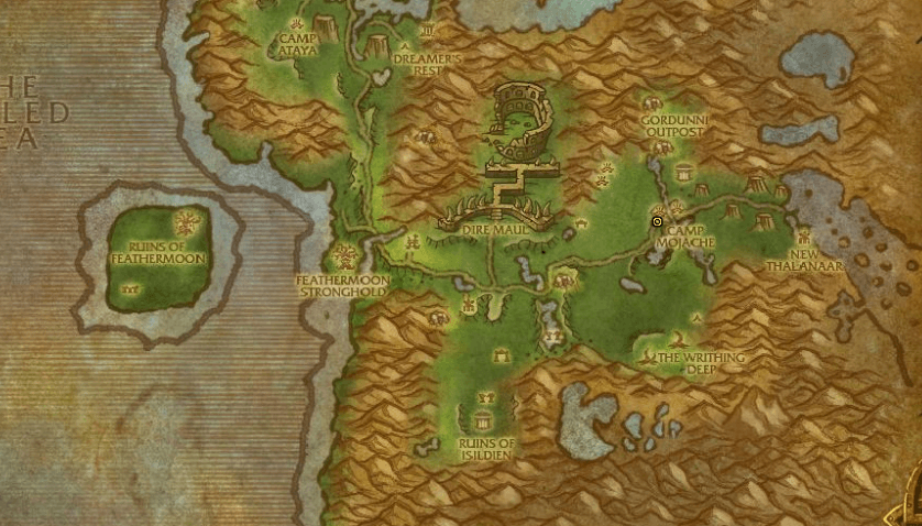 WoW Classic Feralas Skining Trainer Location