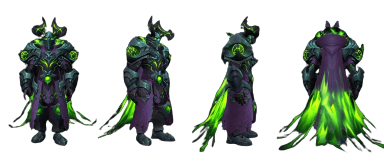 Legion Remix Sargerei Commander's Felscorned Regalia Transmog Set
