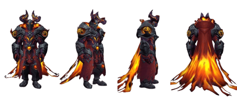 Legion Remix Sargerei Commander's Hellforged Regalia Transmog Set
