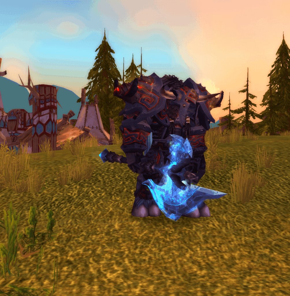 Epic Shadowmourne two-handed axe in Icecrown Citadel