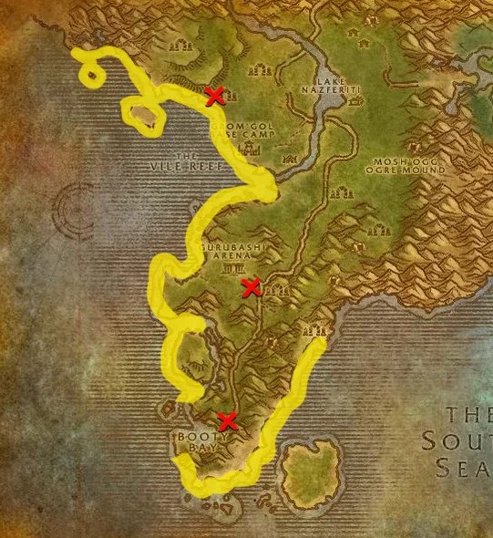 Stranglethorn Fishing Extravaganza Location