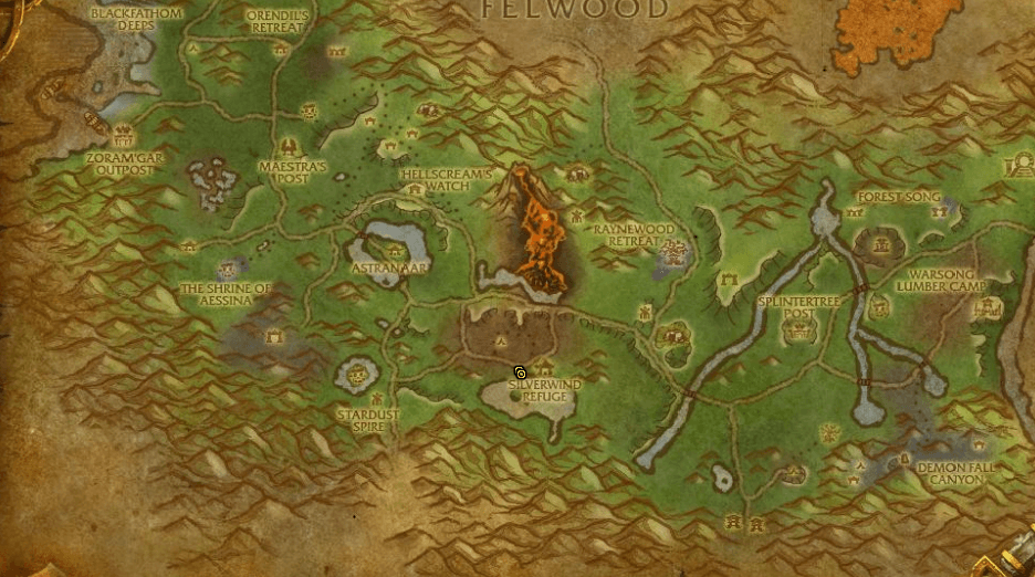 WoW Classic Ashenvale Skining Trainer Location