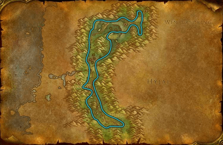 WoW Classic Felwood Herbalism Leveling Route
