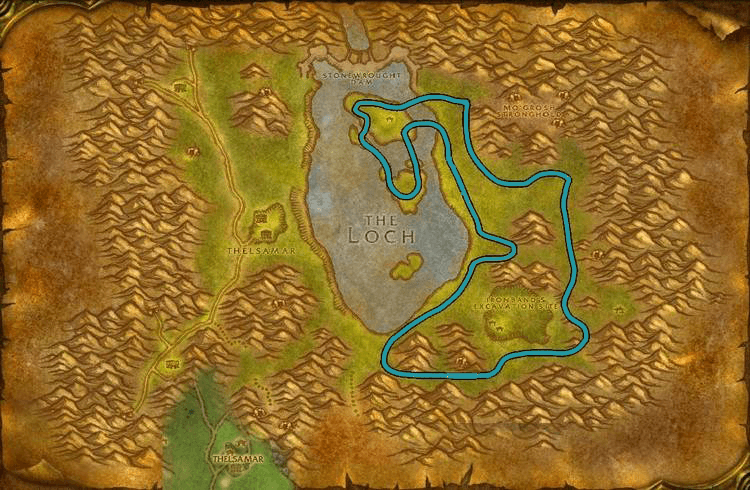 WoW Classic Loch Modan Herbalism Leveling Route