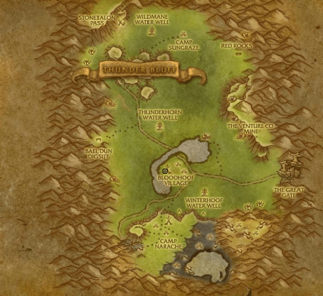 WoW Classic Mulgore Skining Trainer Location