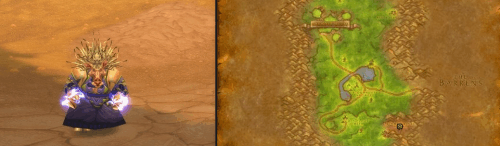 Bristleback Shaman location