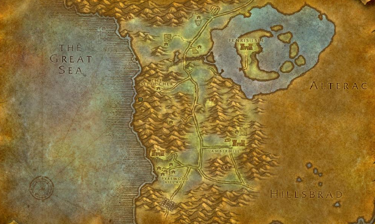 Corrupt Minor Manifestation of Water location