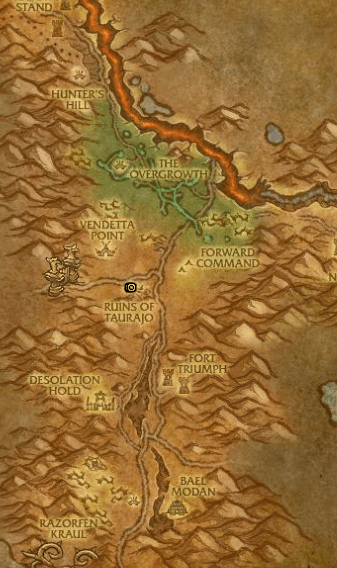 WoW Classic The Barrens Skining Trainer Location