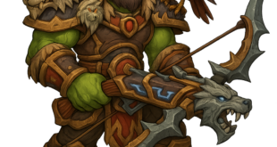 world of warcraft orc hunter in classic