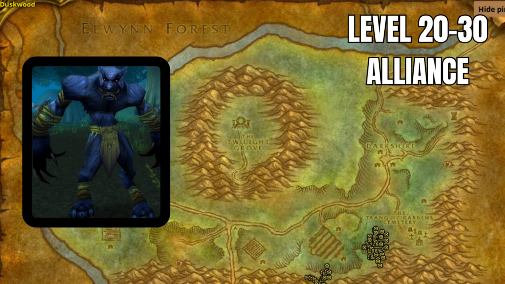 Dustkwood Aoe Spot Mage Grinding Worgen Location