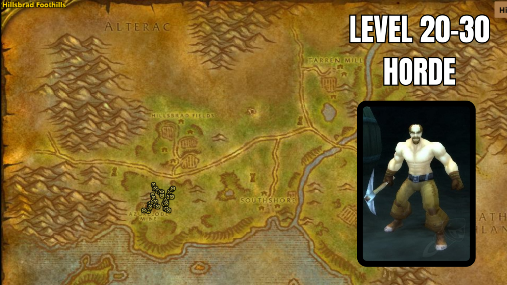 Hillsbrad Fields Aoe Spot For Mage