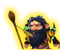 gnome with atiesh staff