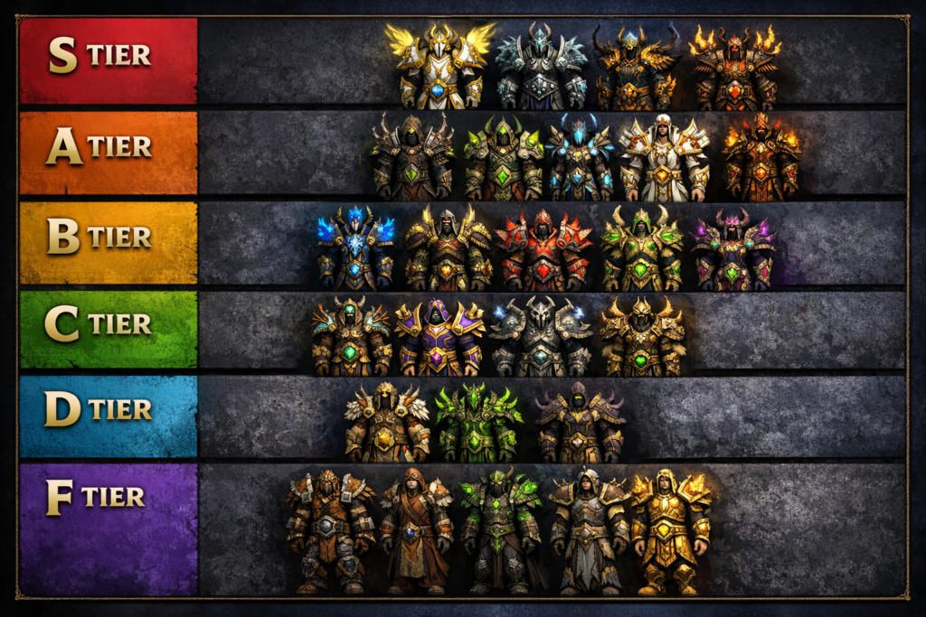 world of warcraft dps tierlist