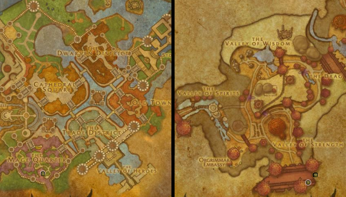 vanguard battle mage location for stormwind and orgrimmar