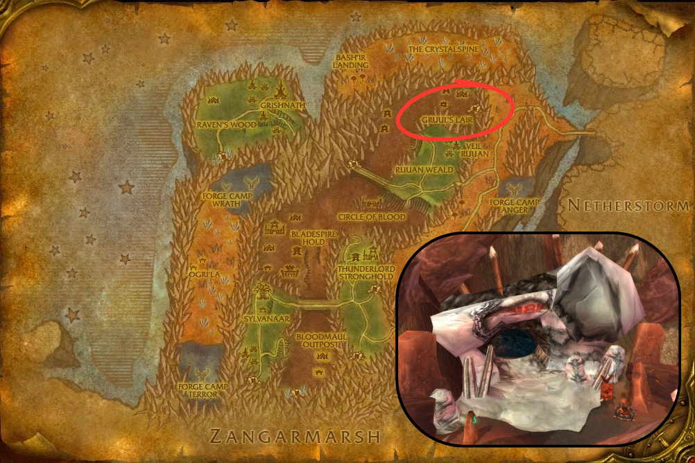 gruuls lair entrance location