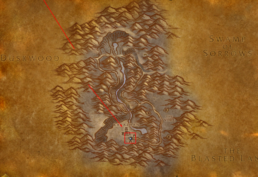 Karazhan Entrance Location