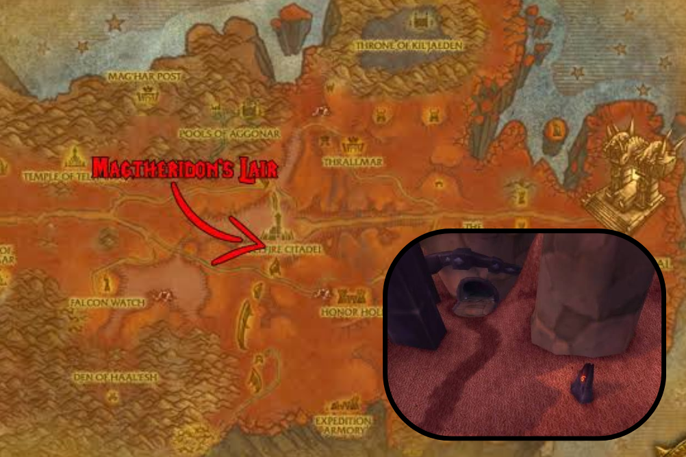 magtheridons lair entrance location